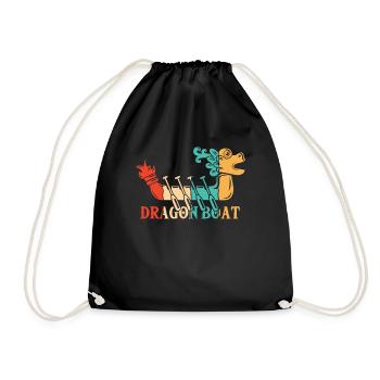 Dragon Boat Pagayeur Tambour Équipe Lover Dragon Boat - Sac de sport léger - noir - Devant