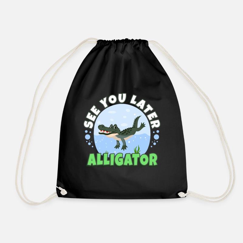 À plus tard Alligator - Sac de sport léger - noir