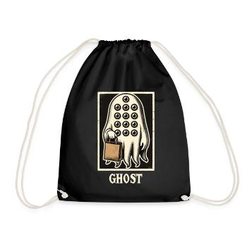 Spooky Party Trick Or Treat Time - Drawstring Bag - black - Front
