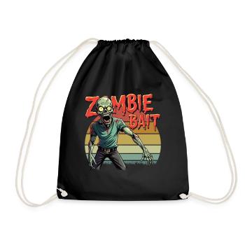 Halloween Zombie Design - Turnbeutel - Schwarz - Vorne