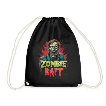 Conception de zombie d’Halloween - Sac de sport léger - noir - Devant
