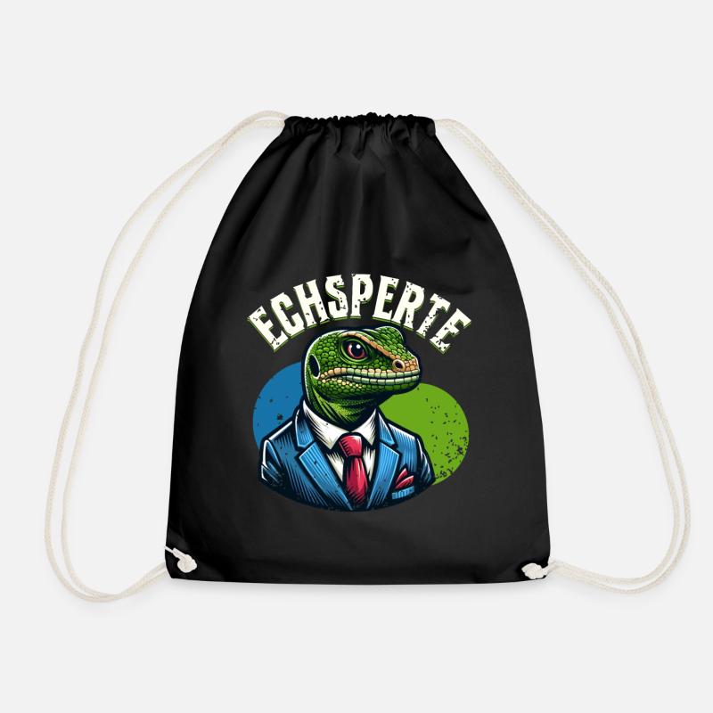 Echsperte - Turnbeutel - Schwarz