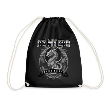 Dragon 12e anniversaire Dragon - Sac de sport léger - noir - Devant