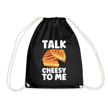 Grilled Cheese Grilled Cheese Foodie Cheese Sandwich - Sac de sport léger - noir - Devant
