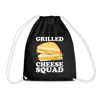 Grilled Cheese Grilled Cheese Foodie Cheese Sandwich - Sac de sport léger - noir - Devant