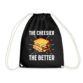 Grilled Cheese Grilled Cheese Foodie Cheese Sandwich - Sac de sport léger - noir - Devant