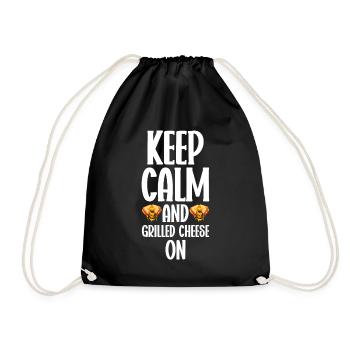 Grilled Cheese Grilled Cheese Foodie Cheese Sandwich - Sac de sport léger - noir - Devant