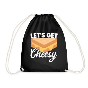 Grilled Cheese Grilled Cheese Foodie Cheese Sandwich - Sac de sport léger - noir - Devant