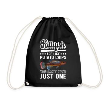 Killifish Quarium Fish - Sac de sport léger - noir - Devant