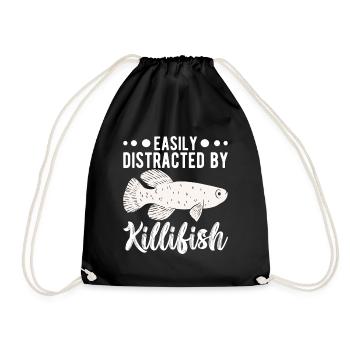 Killifish Quarium Fish - Sac de sport léger - noir - Devant