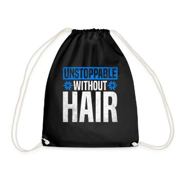 Alopécie areata Awareness Perte de cheveux - Sac de sport léger - noir - Devant