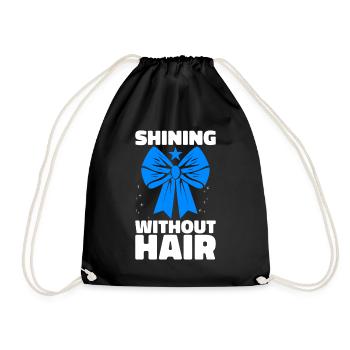 Alopécie areata Awareness Perte de cheveux - Sac de sport léger - noir - Devant