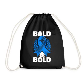 Alopécie areata Awareness Perte de cheveux - Sac de sport léger - noir - Devant