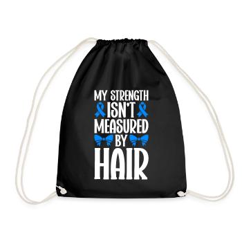 Alopécie areata Awareness Perte de cheveux - Sac de sport léger - noir - Devant
