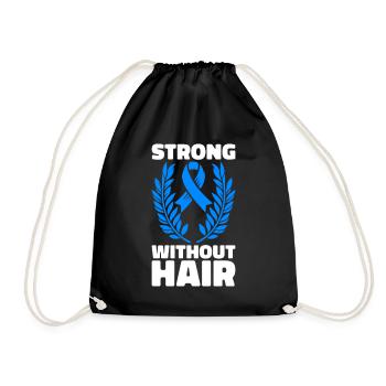 Alopécie areata Awareness Perte de cheveux - Sac de sport léger - noir - Devant