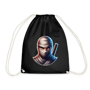 Ninja - Turnbeutel - Schwarz - Vorne