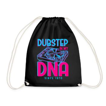 Dubstep 1970 - Drawstring Bag - black - Front