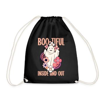 Halloween Costume - Drawstring Bag - black - Front