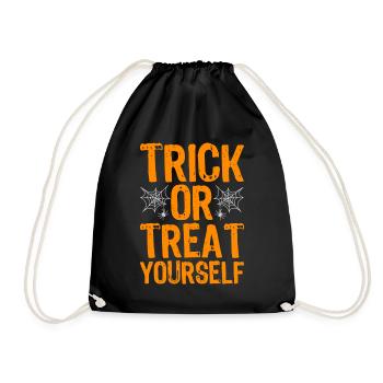 Halloween Costume - Drawstring Bag - black - Front