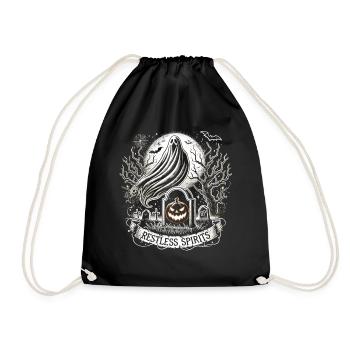 Halloween Witching Hour Awakens - Drawstring Bag - black - Front