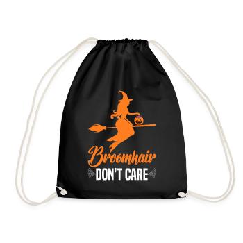 Halloween Costume - Drawstring Bag - black - Front
