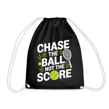 Chasing the ball, not the points - Drawstring Bag - black - Front