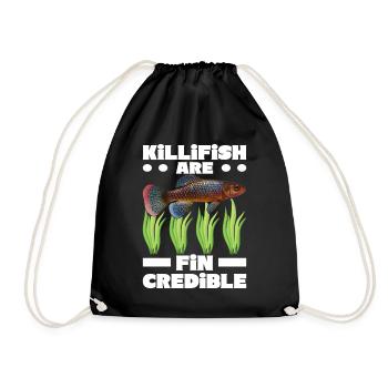 Killifish Quarium Fish - Sac de sport léger - noir - Devant