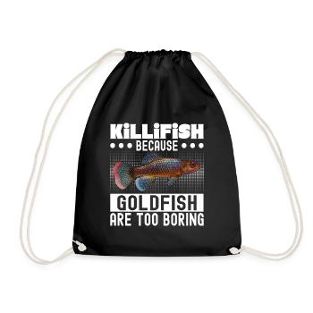 Killifish Quarium Fish - Sac de sport léger - noir - Devant