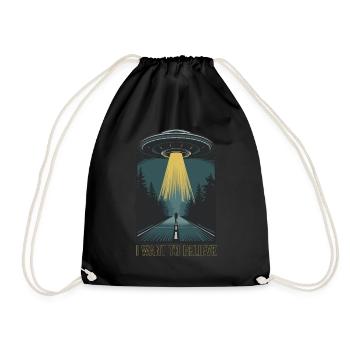 Je veux croire - Sac de sport léger - noir - Devant