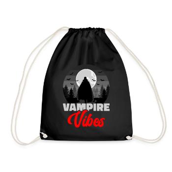 Halloween Costume - Drawstring Bag - black - Front