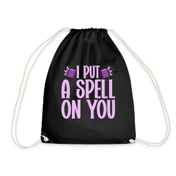 Halloween Costume - Drawstring Bag - black - Front