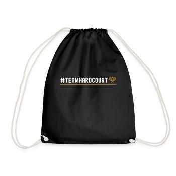 Raquette de joueur de tennis drôle - Sac de sport léger - noir - Devant