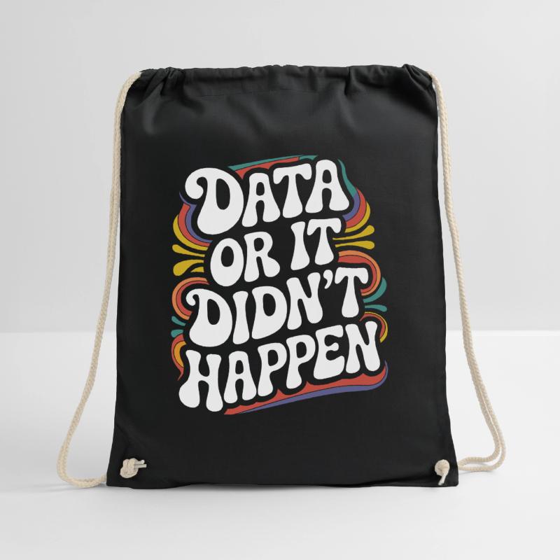 Data Analyst Data Scientist Data Engineer - Data Drawstring Bag