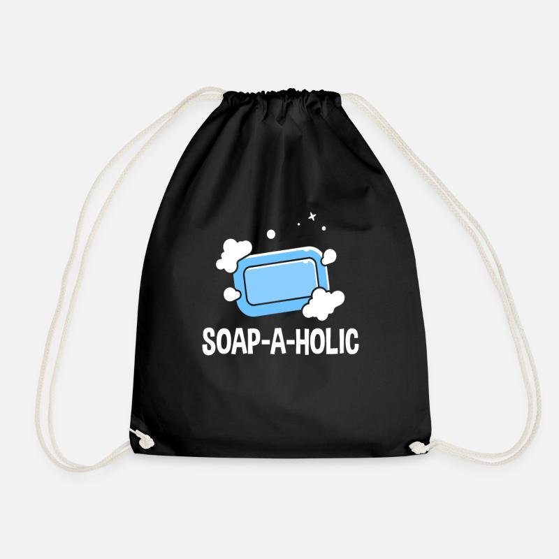 Seifenherstellung Soap-A-Holic - Turnbeutel - Schwarz