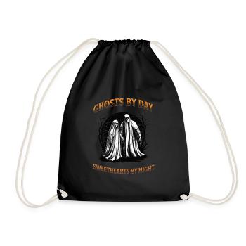 Ghosts by day sweethearts by night - Drawstring Bag - black - Front