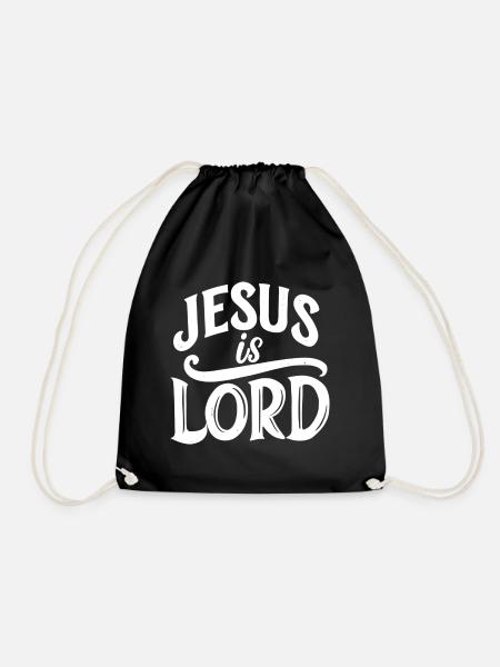 Jesus Is Lord - Turnbeutel - Schwarz