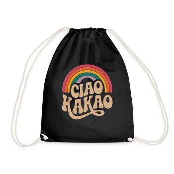 Ciao Kakao - Turnbeutel - Schwarz - Vorne