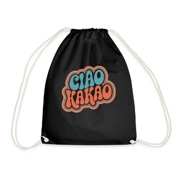 Ciao Kakao - Turnbeutel - Schwarz - Vorne