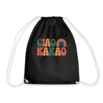 Ciao Kakao - Turnbeutel - Schwarz - Vorne