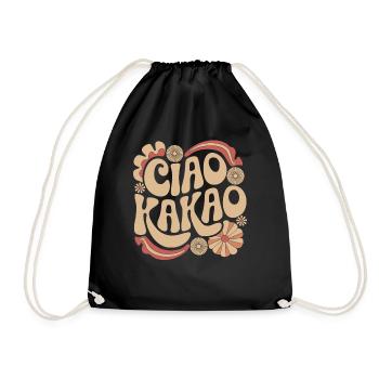 Ciao Kakao - Turnbeutel - Schwarz - Vorne