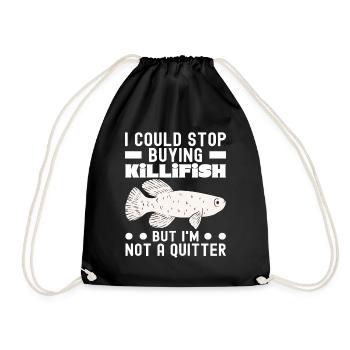 Killifish Quarium Fish - Sac de sport léger - noir - Devant