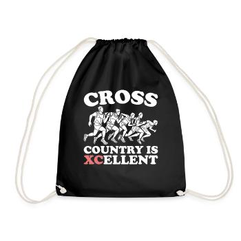 XC Running Cross Country Runner XC Runner - Turnbeutel - Schwarz - Vorne