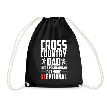 XC Running Cross Country Runner XC Runner - Turnbeutel - Schwarz - Vorne