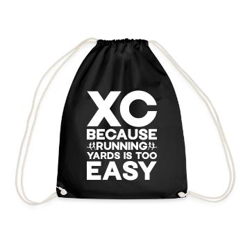 XC Running Cross Country Runner XC Runner - Turnbeutel - Schwarz - Vorne