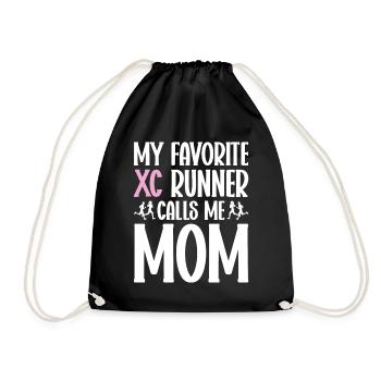 XC Running Cross Country Runner XC Runner - Turnbeutel - Schwarz - Vorne