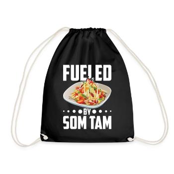 Som Tam Salade thaïlandaise Papaye Salade thaïlandaise Cuisine thaïlandaise - Sac de sport léger - noir - Devant