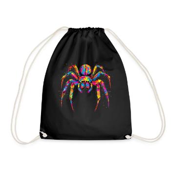 Spider Tarantula Tarantula Love Arachnid Spiders - Drawstring Bag - black - Front