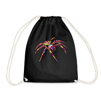 Spider Tarantula Tarantula Love Arachnid Spiders - Drawstring Bag - black - Front