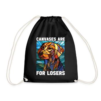Vitrail artiste Vitrail Art - Sac de sport léger - noir - Devant