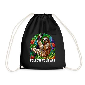 Vitrail artiste Vitrail Art - Sac de sport léger - noir - Devant